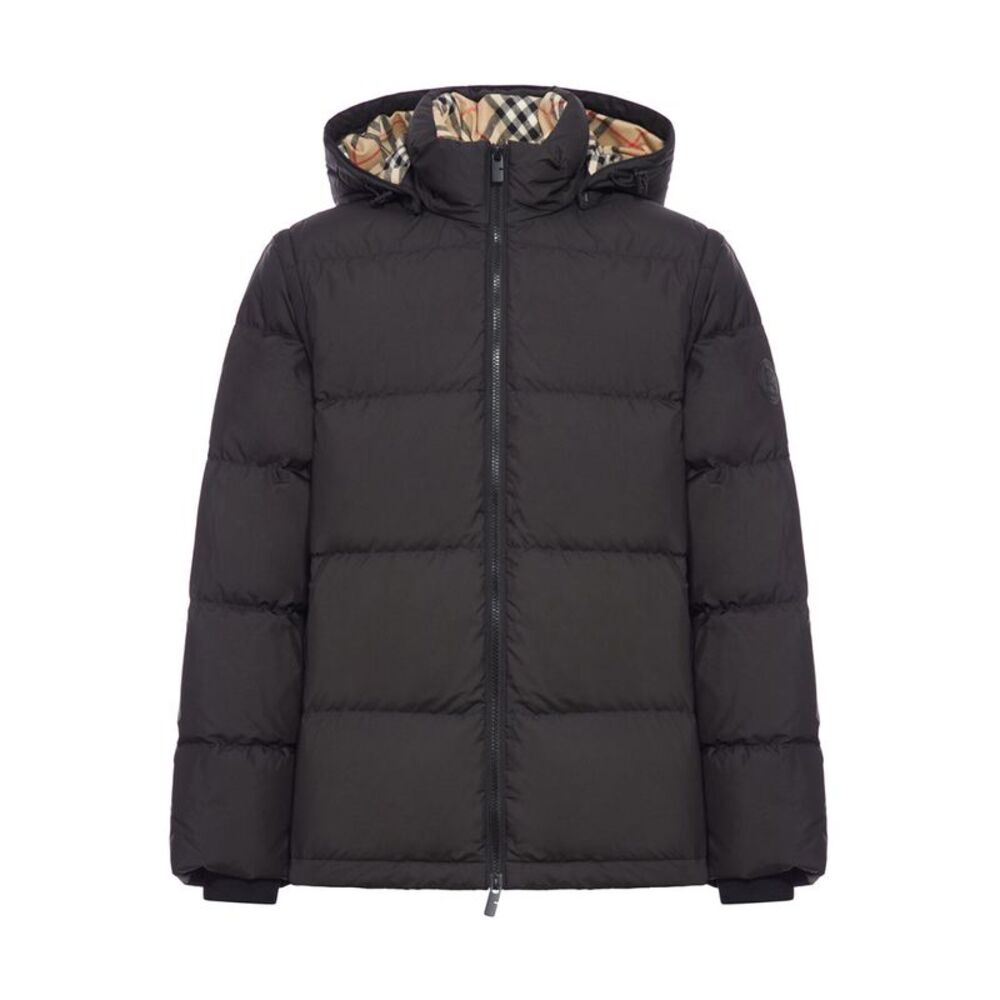 Burberry Men Down Jacket With Detachable Sleeves